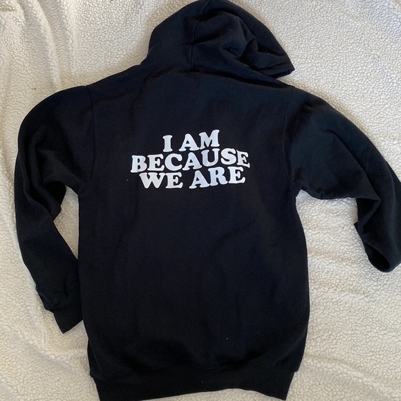 Black no name heavy duty hoodie - Picture 4 of 5